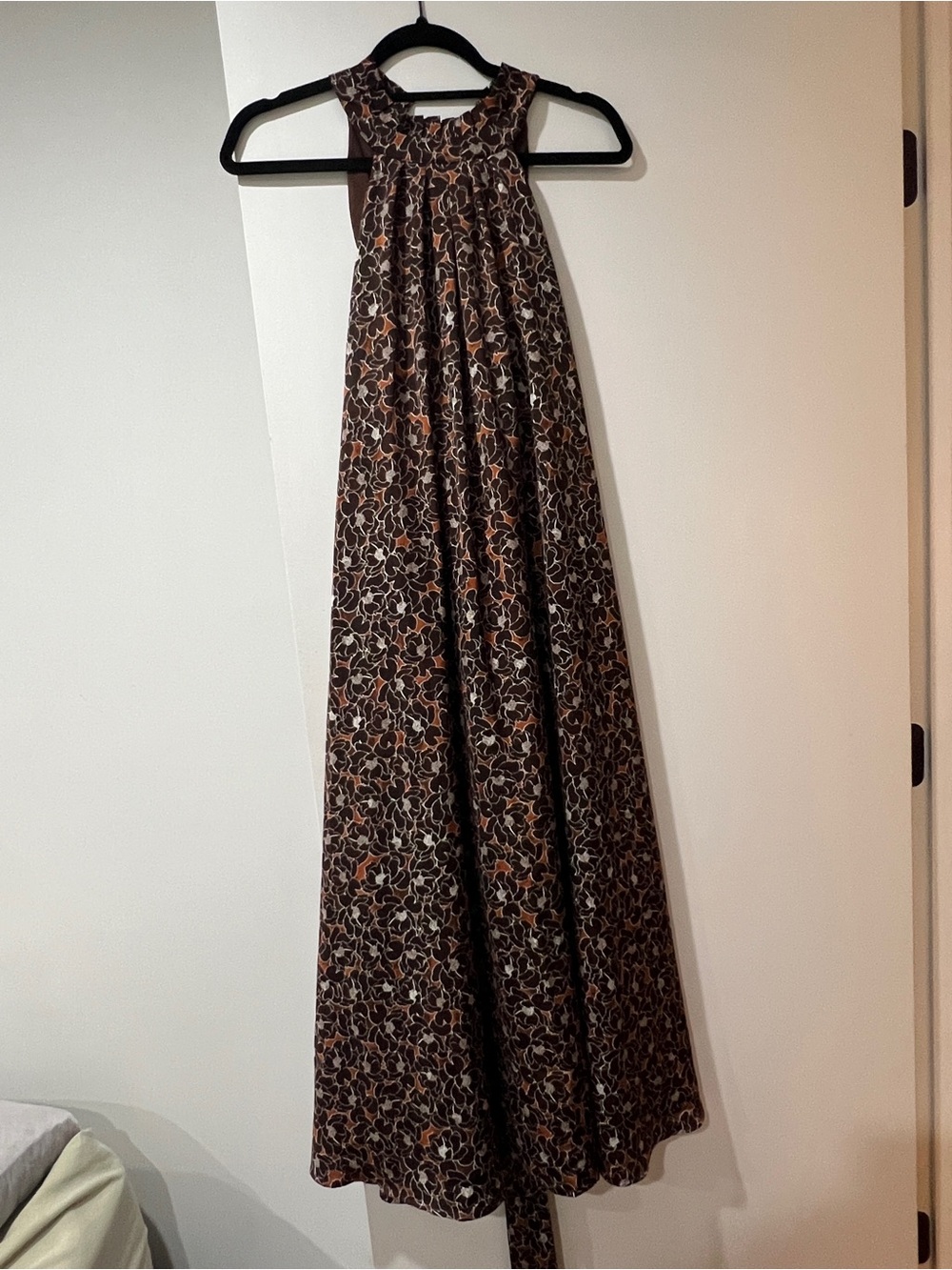Banana Republic Brown Floral Maxi Dress